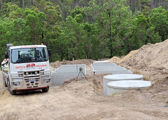Truct and Septic Tank — Precast Concrete Products in Grafton, NSW