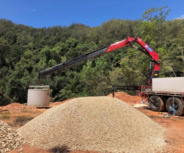 Pile of gravel — Precast Concrete Products Near Me in Yamba, NSW