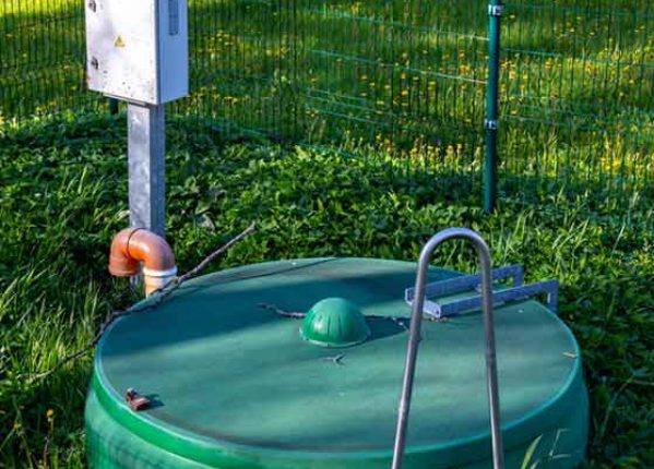 Septic tank installation at the Garden — Precast Concrete Products in Yamba, NSW