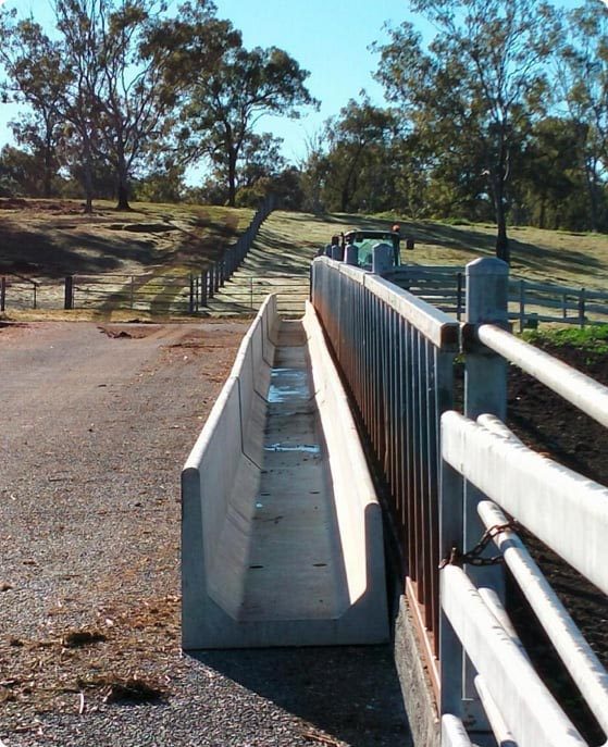 Feed Trough Side View — Precast Concrete Products in Byron Bay, NSW