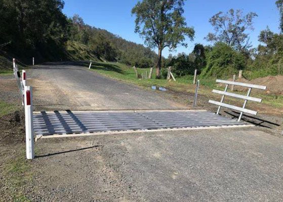 Cattle Grid on Field — Precast Concrete Products Near Me in Coffs Coast, NSW